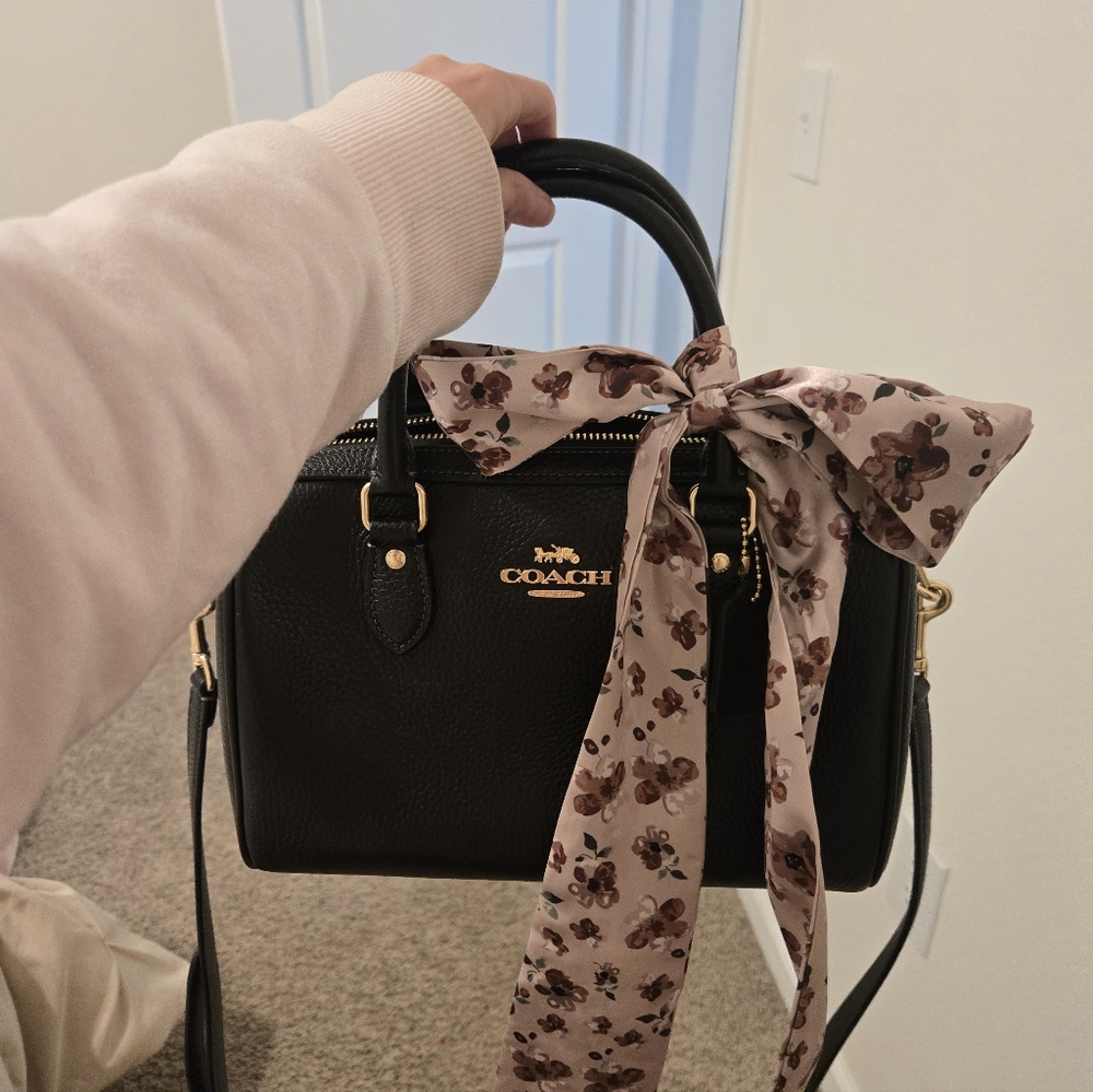 Coach Black Satchel Bag